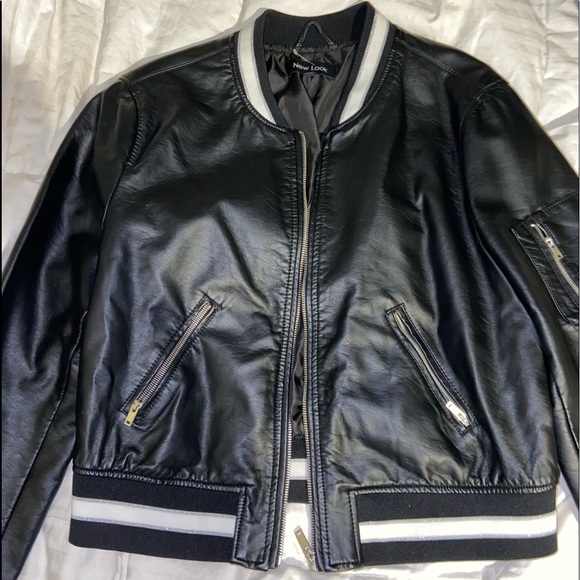Faux Leather bomber jackets - Picture 2 of 6